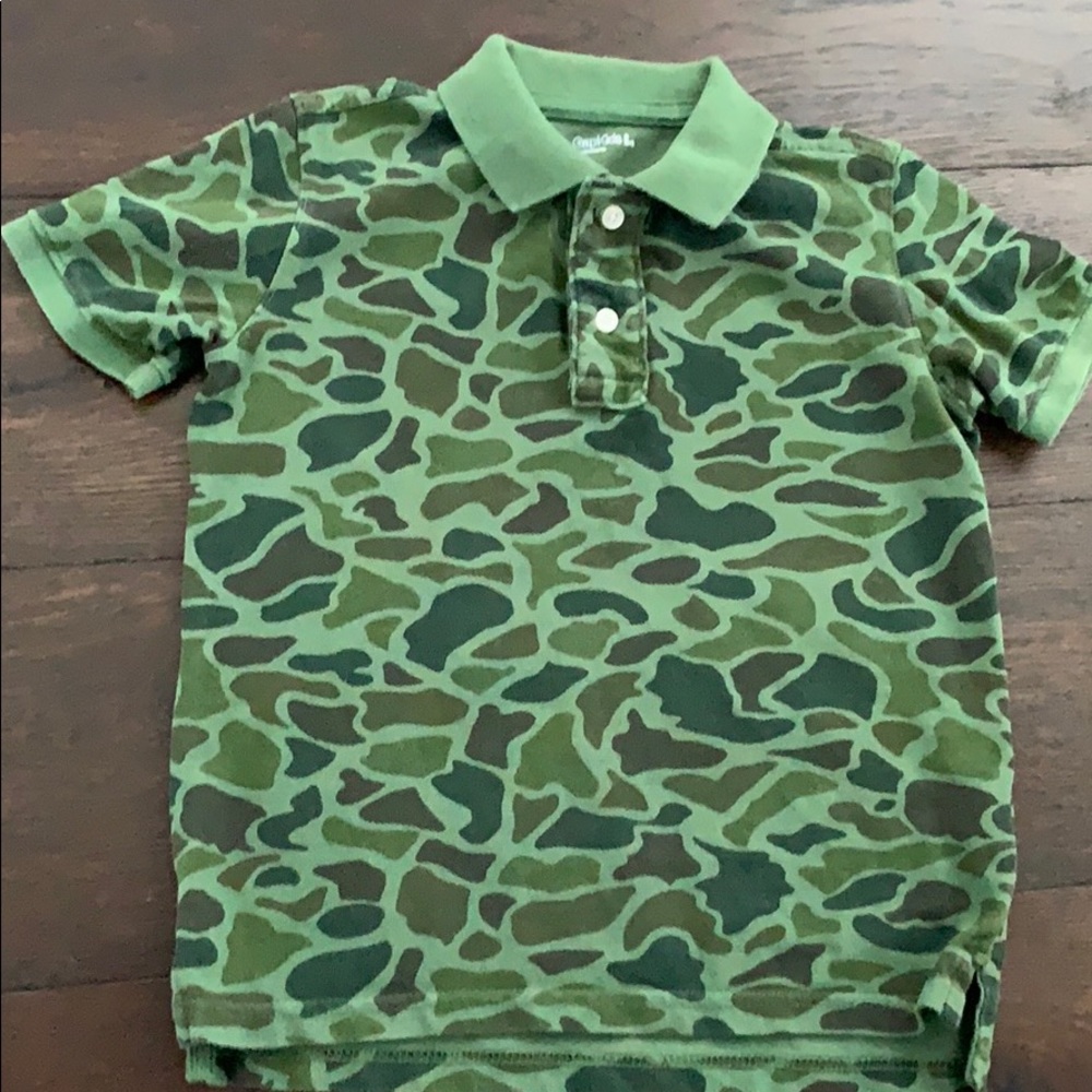 Green Camo Polo